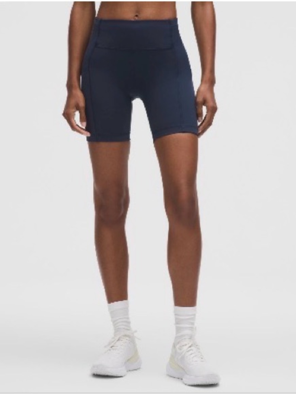 LULULEMON Swift Speed sz 8 CLUB BLUE Women's High-Waist Navy athletic shorts